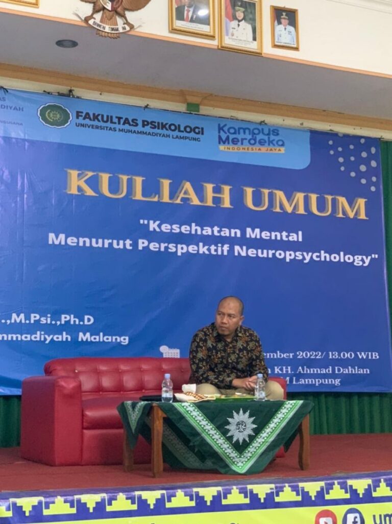 Diundang dalam kuliah tamu Universitas Muhammadiyah Lampung, Dekan Fapsi UMM Sampaikan Kemajuan Kurikulum Fakultas