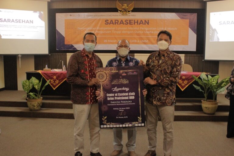 Fakultas Psikologi UMM Launching Center of Excellent (CoE) Kelas Profesional HRD