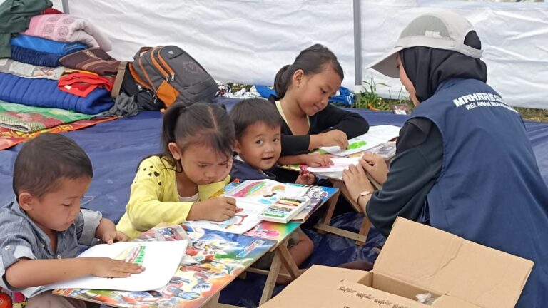 Psikososial dan Maharesigana Tanggap Bencana ke Cianjur