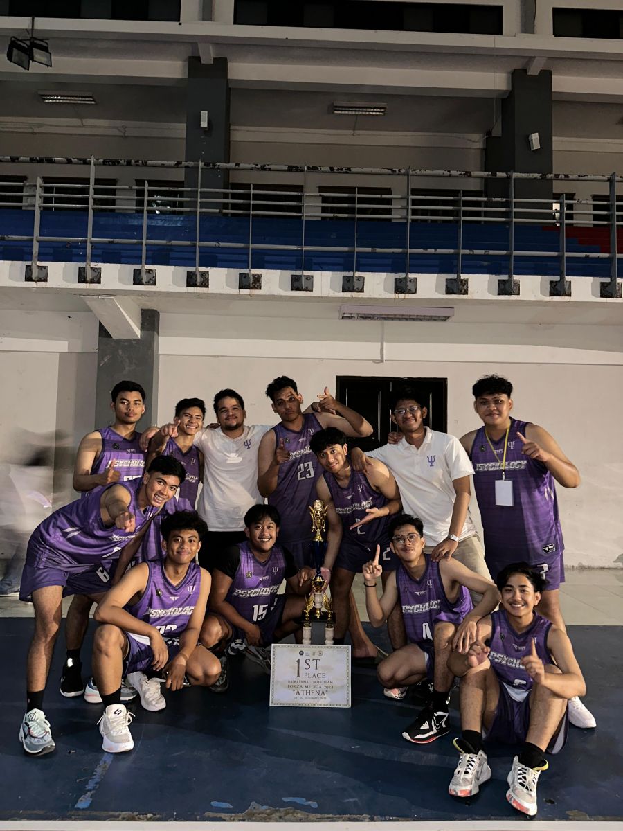 Tim Basket Putra Psikologi Raih Juara 1 pada Forza Medica 2023