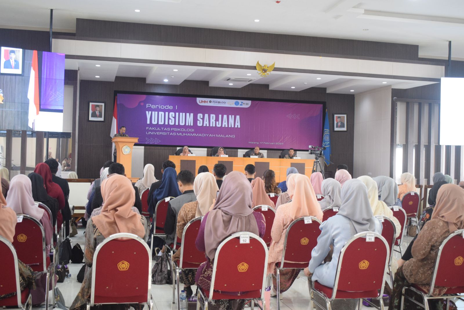 Yudisium Fakultas Psikologi UMM Periode I Tahun 2024