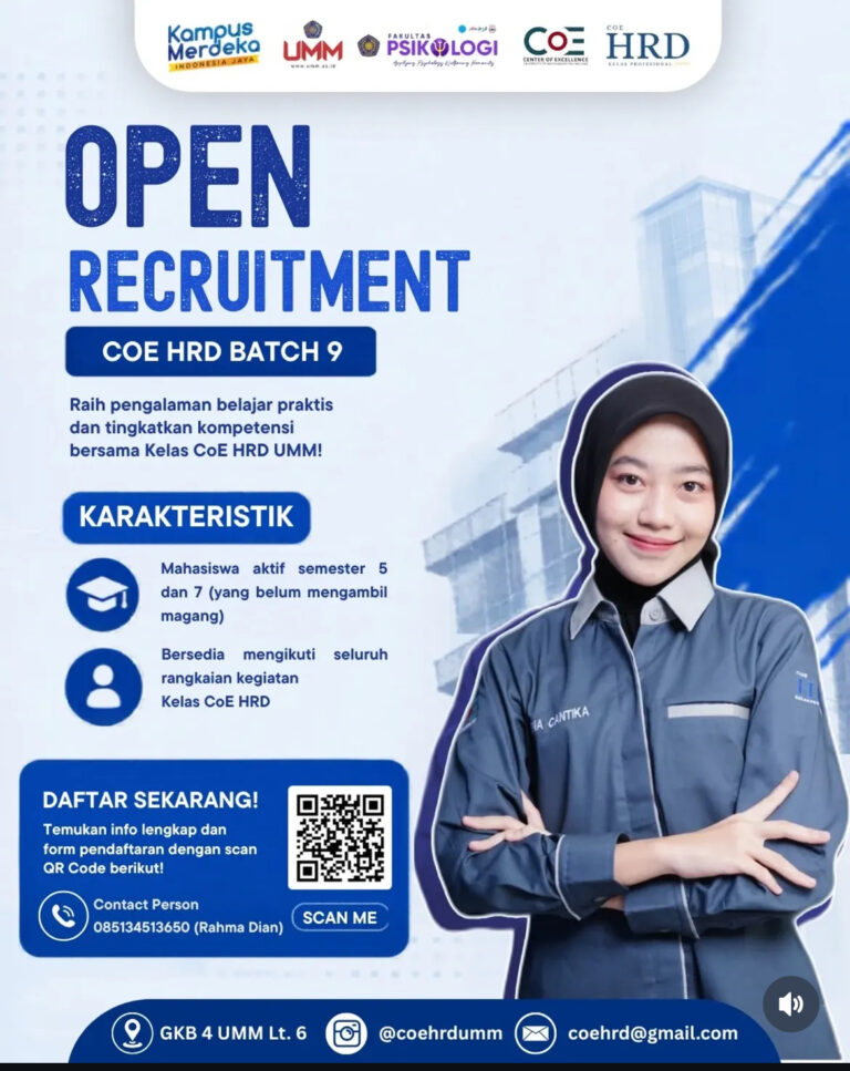 Open Recruitment CoE HRD Batch 9