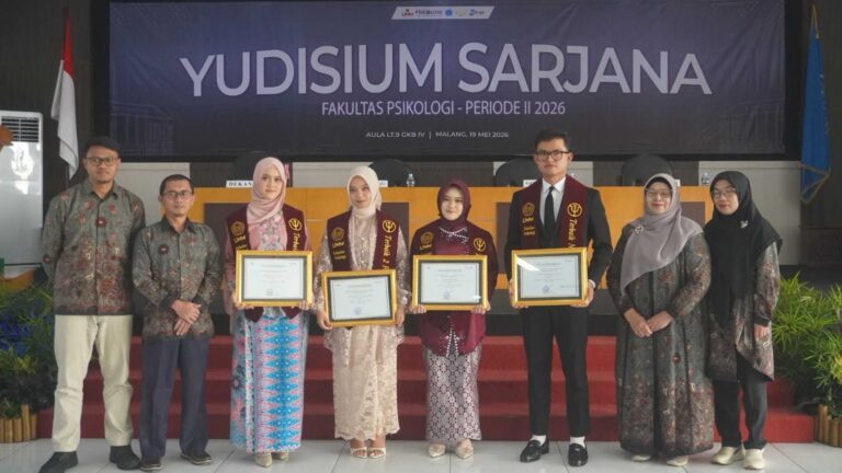 Fakultas Psikologi UMM Gelar Yudisium Periode II Tahun 2026
